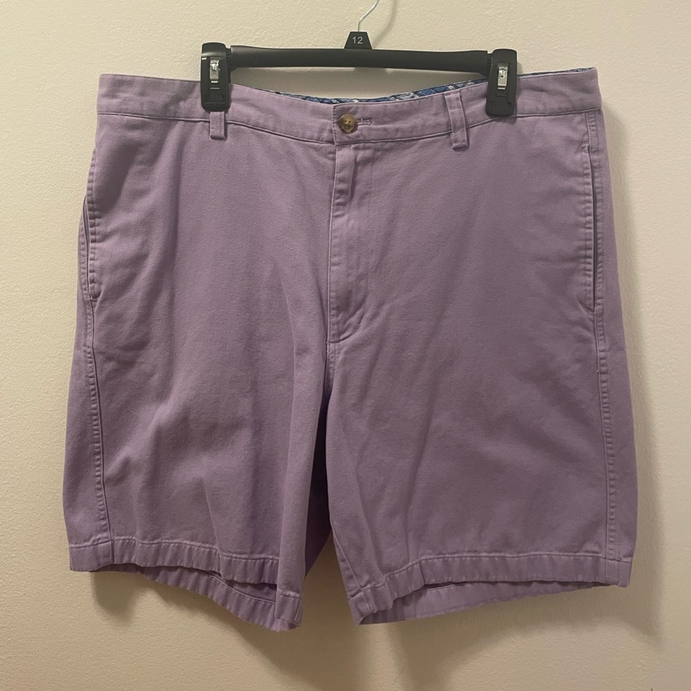 Chaps Pastel Purple Khaki Shorts Size 38